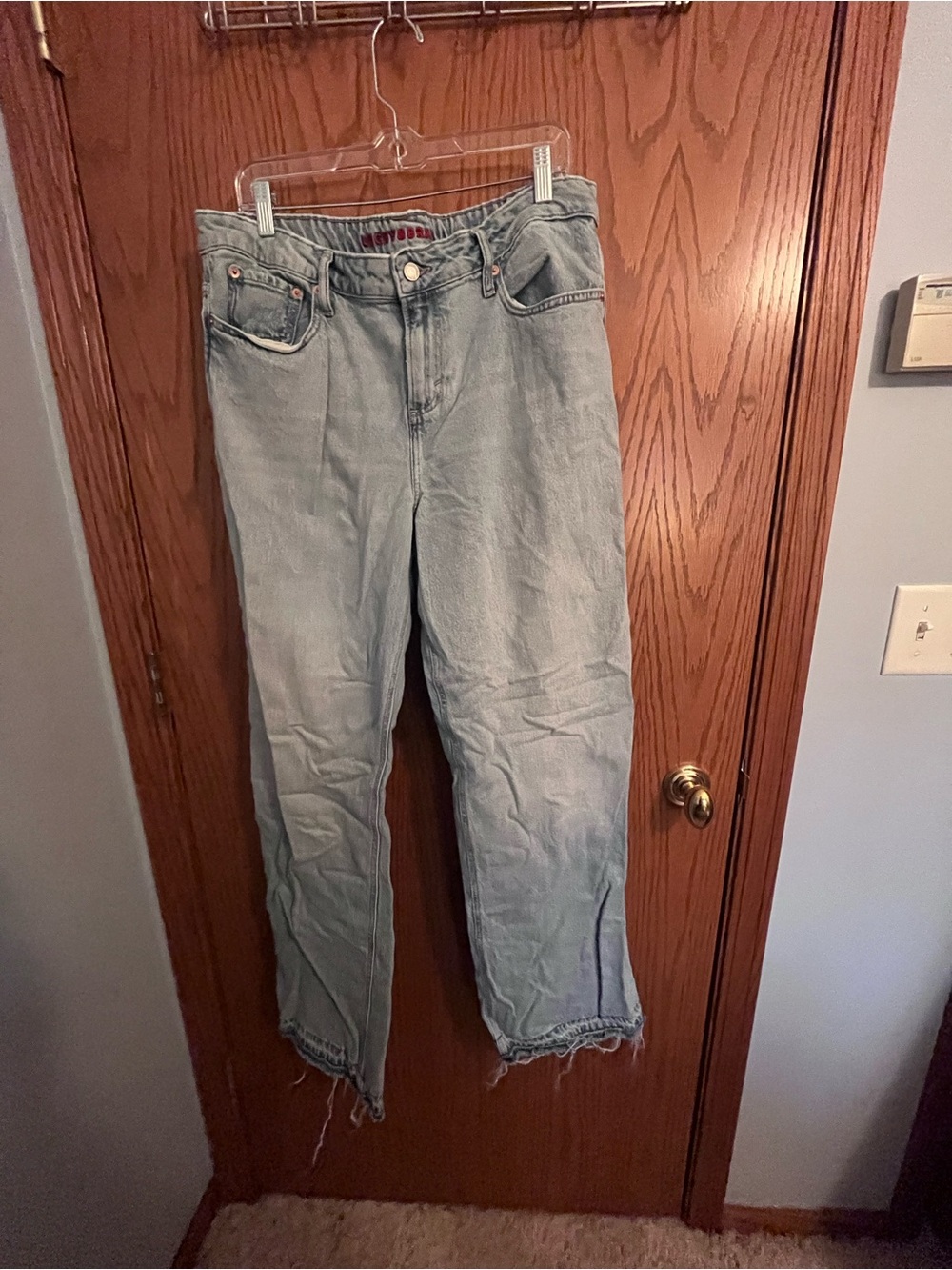 Lucky Brand Light Wash Wide-leg Jeanss
